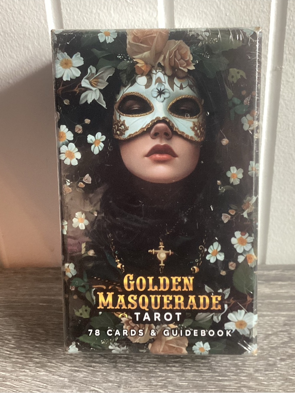 Golden Masquerade Tarot Cards, 78 Cards